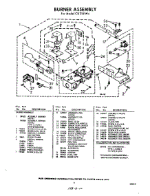 05 - Burner parts for Whirlpool Dryer CXI2101W4 / from AppliancePartsPros.com