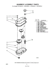 10 - Gearbox parts for Whirlpool CEFS5AE31 / from AppliancePartsPros.com