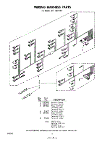 06 - Wiring Harness parts for Whirlpool Dryer CFI1301W1 / from AppliancePartsPros.com
