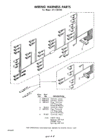 08 - Wiring Harness parts for Whirlpool Dryer CFI1301W3 / from AppliancePartsPros.com
