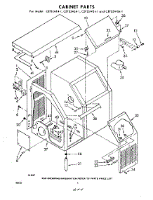 04 - Cabinet parts for Whirlpool CEFS5AE41 / from AppliancePartsPros.com