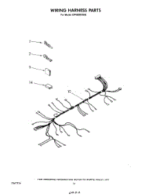 07 - Wiring Harness parts for Whirlpool Dishwasher DP4800XSN0 / from AppliancePartsPros.com