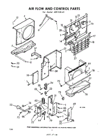 02 - Section parts for Whirlpool Air Conditioner AXR12041 / from AppliancePartsPros.com