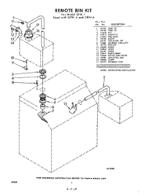 04 - Remote Bin parts for Whirlpool CFTK1 / from AppliancePartsPros.com