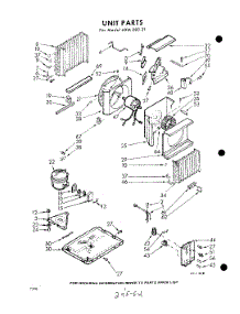 02 - Section parts for Whirlpool Air Conditioner AXW08021 / from AppliancePartsPros.com