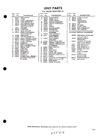 03 - Section parts for Whirlpool Air Conditioner AXW08021 / from AppliancePartsPros.com