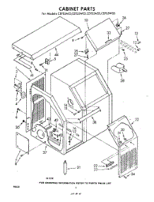 04 - Cabinet parts for Whirlpool CEFS5WE3 / from AppliancePartsPros.com