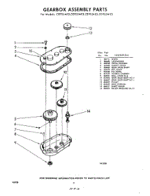 10 - Gearbox Assembly parts for Whirlpool CEFS5WE3 / from AppliancePartsPros.com