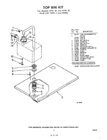 05 - Cftk3e parts for Whirlpool CFTK3S / from AppliancePartsPros.com