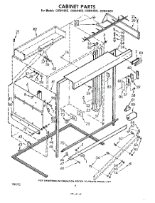04 - Cabinet parts for Whirlpool Air Conditioner DSB11A / from AppliancePartsPros.com