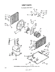 02 - Unit parts for Whirlpool Air Conditioner AXW12041 / from AppliancePartsPros.com