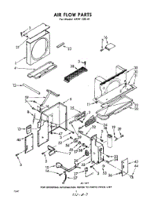 04 - Air Flow parts for Whirlpool Air Conditioner AXW12041 / from AppliancePartsPros.com
