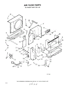 04 - Air Flow parts for Whirlpool Air Conditioner AXW15040 / from AppliancePartsPros.com