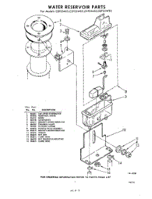 07 - Water Reservoir parts for Whirlpool CEFS5WS3 / from AppliancePartsPros.com