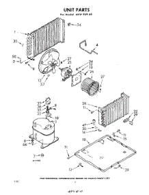 02 - Unit parts for Whirlpool Air Conditioner AXWE0940 / from AppliancePartsPros.com