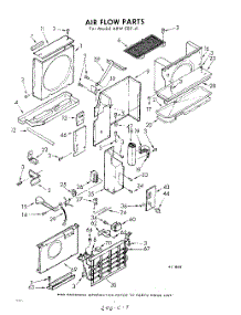 04 - Air Flow parts for Whirlpool Air Conditioner AXWE0941 / from AppliancePartsPros.com