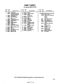 03 - Lit / Optional parts for Whirlpool Air Conditioner AXWE1240 / from AppliancePartsPros.com