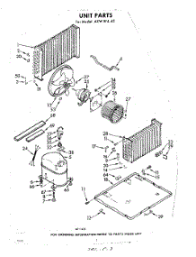 02 - Unit parts for Whirlpool Air Conditioner AXWE1440 / from AppliancePartsPros.com