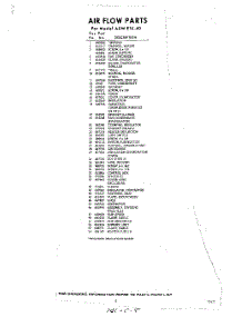 05 - Section parts for Whirlpool Air Conditioner AXWE1440 / from AppliancePartsPros.com