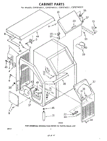 04 - Cabinet parts for Whirlpool CEFS7AE31 / from AppliancePartsPros.com