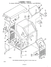 04 - Cabinet parts for Whirlpool CEFS7AE41 / from AppliancePartsPros.com