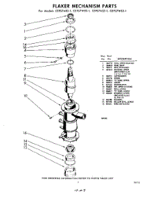 09 - Flaker Mechanism parts for Whirlpool CEFS7AS31 / from AppliancePartsPros.com