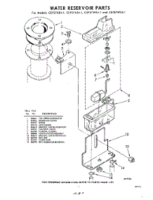 07 - Water Reservoir parts for Whirlpool CEFS7AS41 / from AppliancePartsPros.com