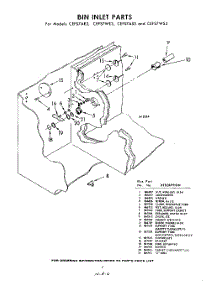 06 - Bin Inlet parts for Whirlpool CEFS7WE3 / from AppliancePartsPros.com