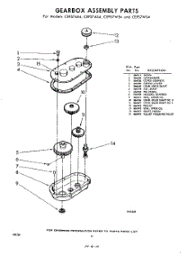 10 - Gearbox parts for Whirlpool CEFS7WE4 / from AppliancePartsPros.com