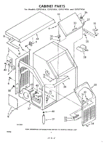 04 - Cabinet parts for Whirlpool CEFS7WS4 / from AppliancePartsPros.com