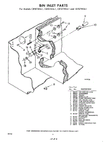 06 - Bin Inlet parts for Whirlpool CEFS7WS41 / from AppliancePartsPros.com