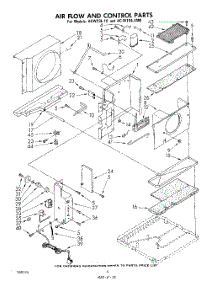04 - Air Flow And Control parts for Whirlpool Air Conditioner ACW104XM0 / from AppliancePartsPros.com