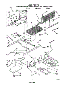05 - Unit parts for Whirlpool Refrigerator EB21DKXAB01 / from AppliancePartsPros.com