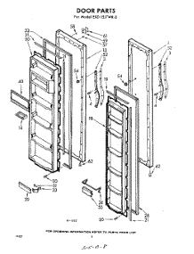 08 - Door parts for Whirlpool Refrigerator EAD15JTWR0 / from AppliancePartsPros.com