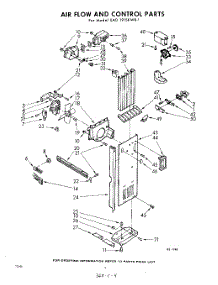 04 - Air Flow And Control parts for Whirlpool Refrigerator EAD191SKWR1 / from AppliancePartsPros.com