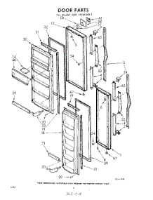 08 - Door parts for Whirlpool Refrigerator EAD191SKWR1 / from AppliancePartsPros.com