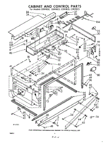 04 - Cabinet And Control parts for Whirlpool CERH8CE / from AppliancePartsPros.com