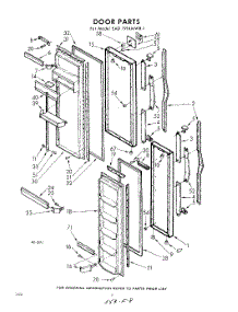 08 - Door parts for Whirlpool Refrigerator EAD191XMWR1 / from AppliancePartsPros.com