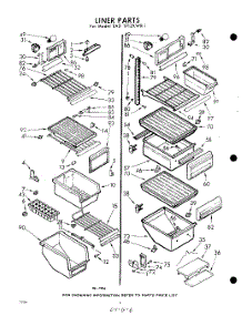 06 - Liner parts for Whirlpool Refrigerator EAD191ZKWR1 / from AppliancePartsPros.com