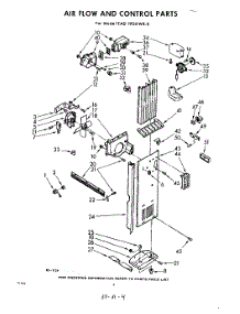 04 - Air Flow And Control parts for Whirlpool Refrigerator EAD19GKWR0 / from AppliancePartsPros.com