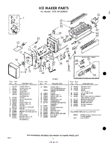 02 - Section parts for Whirlpool Ice Maker ECKMF / from AppliancePartsPros.com