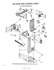 04 - Air Flow And Control parts for Whirlpool Refrigerator EAD19GTWR0 / from AppliancePartsPros.com