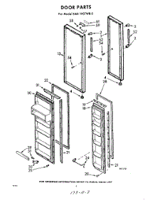 08 - Door parts for Whirlpool Refrigerator EAD19GTWR0 / from AppliancePartsPros.com