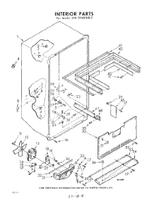 08 - Interior parts for Whirlpool Refrigerator EEB191EKWR0 / from AppliancePartsPros.com