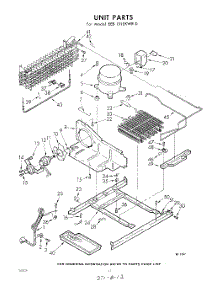 12 - Unit parts for Whirlpool Refrigerator EEB191EKWR0 / from AppliancePartsPros.com