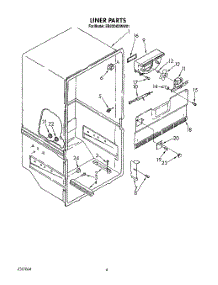 03 - Liner parts for Whirlpool Refrigerator EB22DKXWN01 / from AppliancePartsPros.com
