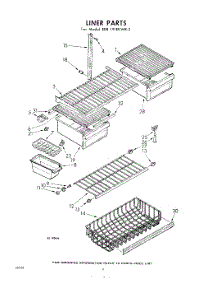 06 - Liner parts for Whirlpool Refrigerator EEB191EKWR2 / from AppliancePartsPros.com