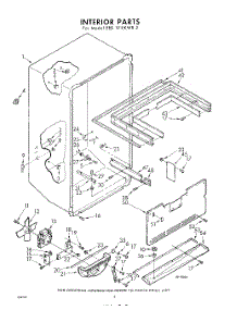08 - Interior parts for Whirlpool Refrigerator EEB191EKWR2 / from AppliancePartsPros.com