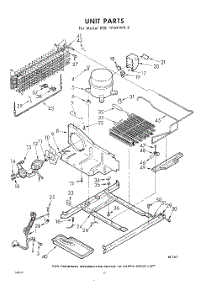 12 - Unit parts for Whirlpool Refrigerator EEB191EKWR2 / from AppliancePartsPros.com
