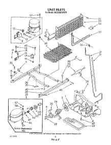 06 - Unit parts for Whirlpool Refrigerator EB22DMXWN00 / from AppliancePartsPros.com